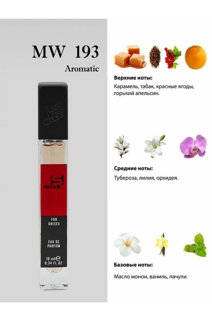 SHAIK MW193  (FRANC BOCLET COCAINE UNISEX) 10 ML