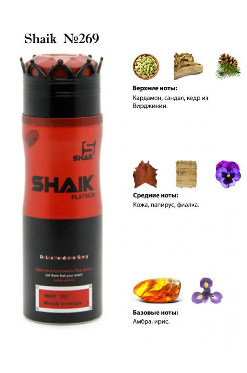 ДЕЗОДОРАНТ SHAIK MW269 LE LABO SANTAL 33, 200 МЛ ДЕЗОДОРАНТ SHAIK MW269 LE LABO SANTAL 33, 200 МЛ
